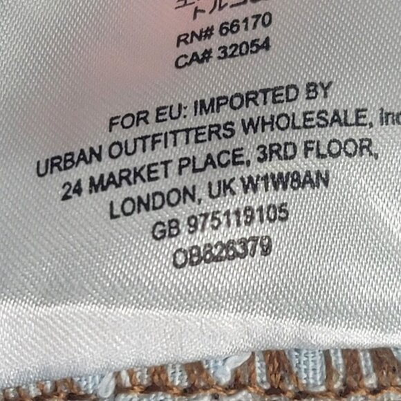 Free People Flare Jeans Dark Wash Fall Inseam 32 Long Extra Tall New Dawn - Picture 6 of 7